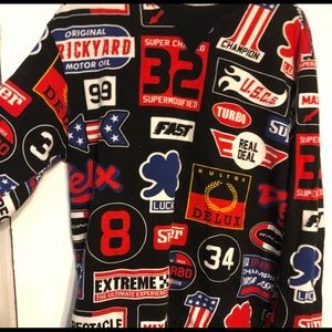 Love moschino racing symbols sweatshirt